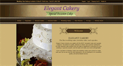 Desktop Screenshot of elegantcakery.com